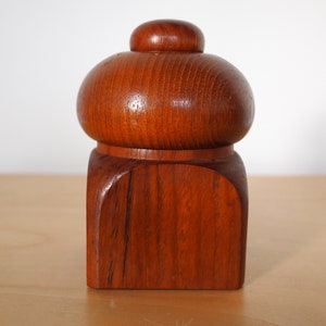 Rare Vintage Dansk DANISH TEAK PEPPER Mill peppermill Peugeot grinder Jens Quistgaard Jhq, Mid-Century Modern, mad men eames knoll era image 5