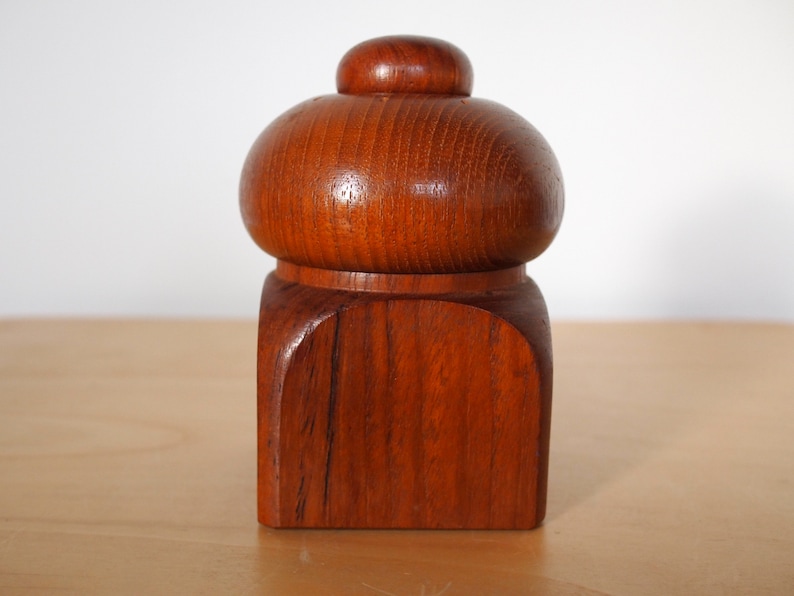 Rare Vintage Dansk DANISH TEAK PEPPER Mill peppermill Peugeot grinder Jens Quistgaard Jhq, Mid-Century Modern, mad men eames knoll era image 5