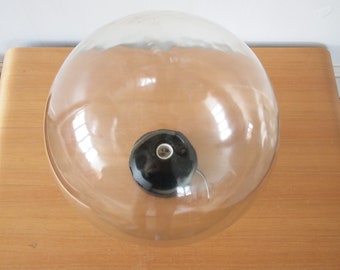 Vintage PAUL MAYEN Globe CEILING Light Large 16" Dia. Clear Acrylic Plastic Plexiglass Habitat Mid-Century Modern eames knoll panton era
