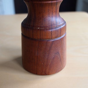 Rare Vintage Dansk DANISH TEAK PEPPER Mill peppermill Peugeot grinder Jens Quistgaard Jhq, Mid-Century Modern, mad men eames knoll era image 3