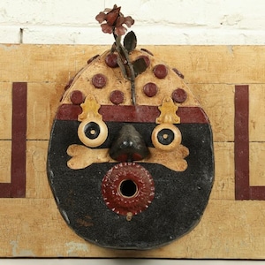 Elwood Graham James FOLK ART BIRDHOUSE Large Wood, 77 Long, Black African American Southern outsider primitive mid-century modern eames era image 1