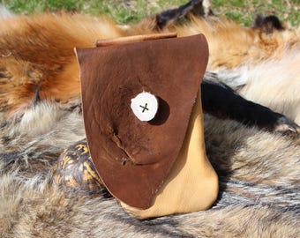 Brown and Tan Pouch