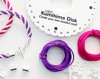 Kumihimo armbandvlechtset: doe-het-zelf armbanden