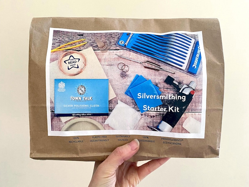 Silversmithing Starter Kit: DIY Silver Jewellery Craft Set - Etsy UK