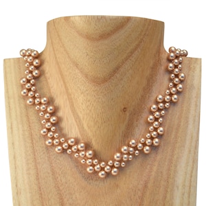 Vintage Style Pearl Necklace Beading Pattern: DIY Jewelry (PDF Tutorial)
