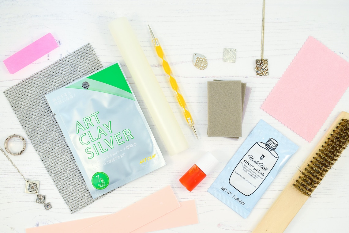 Silver Art Clay Kit Beginner Kit Metal Clay Starter Set Etsy