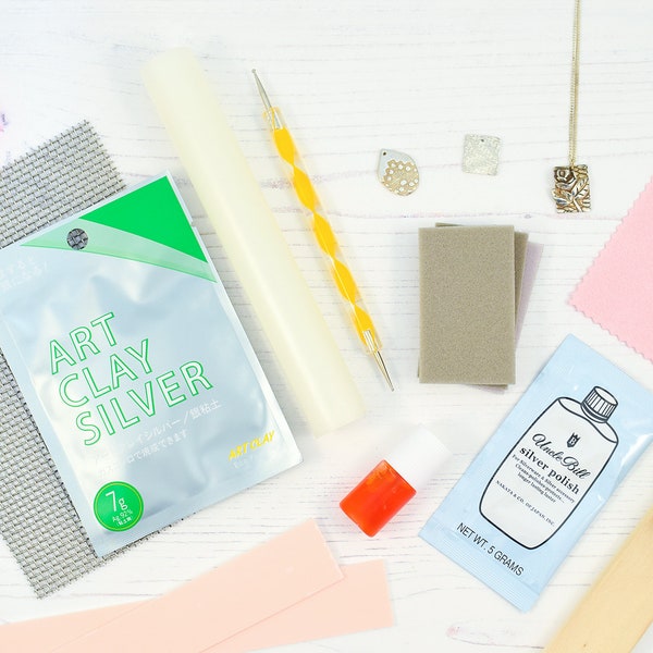 Silver Art Clay Kit: DIY Silver Jewellery Making Set