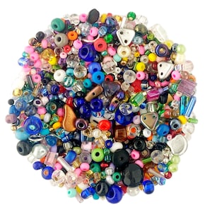 Mixed Small Beads: Bead Soup for Jewelry Making & Embroidery