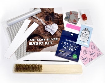 Silver Art Clay Beginner's Kit - Fire at home on your Gas Hob!