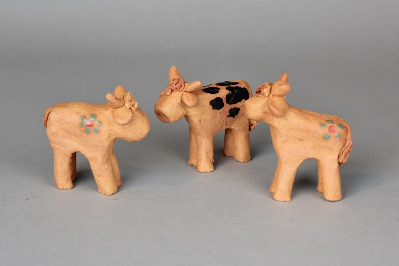 Terracotta Nativity Animals for Sedona Nativity Set, Miniature Animals of Clay, Southwest Ceramics by Karlene Voepel. Sold Individually. image 8