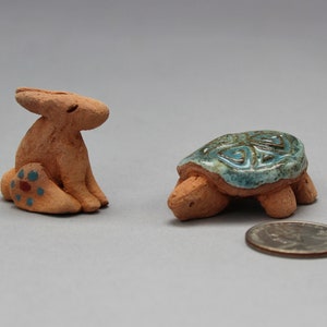 Terracotta Nativity Animals for Sedona Nativity Set, Miniature Animals of Clay, Southwest Ceramics by Karlene Voepel. Sold Individually. image 4