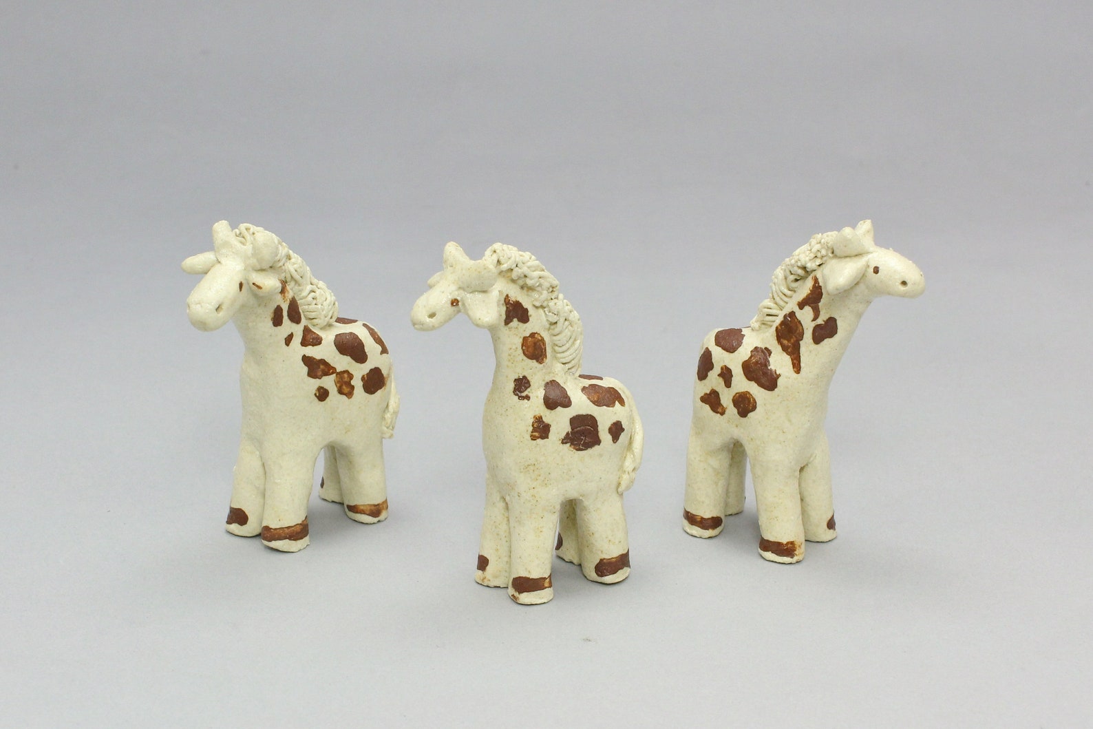 Miniature Zoo Animals Clay Jungle Animals for Nativity Sets Etsy