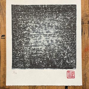 Original Holzschnitt