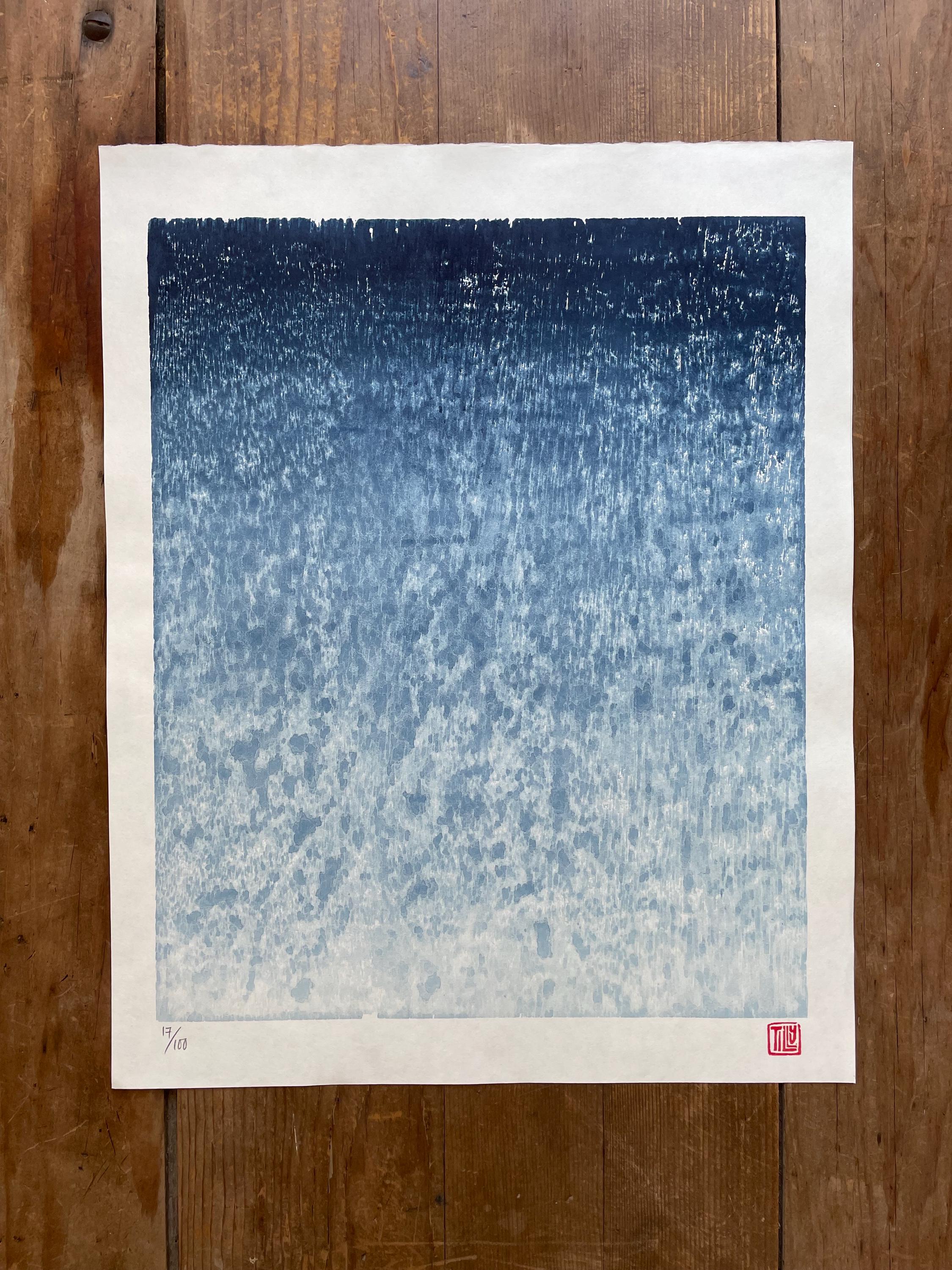 Japanese Woodblock Print, Large Original Artwork