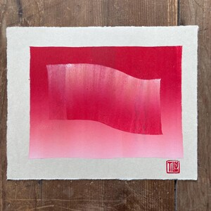 Mono print, original print, abstract art, handmade, hand printed