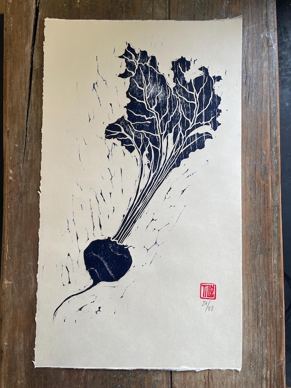 木版画『Beautiful day』 （木版画のことなら『木版画 版元 芸