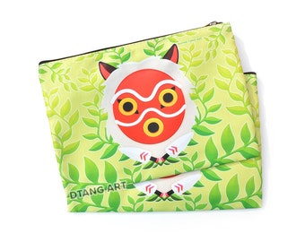 Hxuedan Studio Ghibli Anime Art Canvas Coin Purse Cute Creative Cartoon Multifunctional Portable Coin Purse Suitable For Travel Office 4.728.66inch