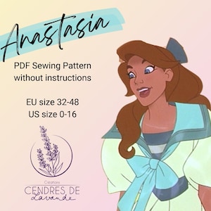 Symönster EN ~ Anastasia Dream Sailor Dress Cosplay Kostym