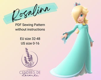 Sewing Pattern EN ~ Rosalina Classic - Nintendo universe Inspired Cosplay Costume
