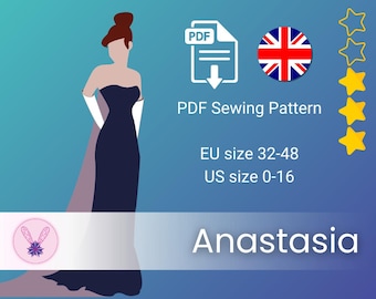 Sewing Pattern EN ~ Anastasia Opera Night Cosplay Costume