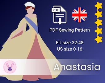 Sewing Pattern EN ~ Anastasia Grand Duchess Gown Cosplay Costume