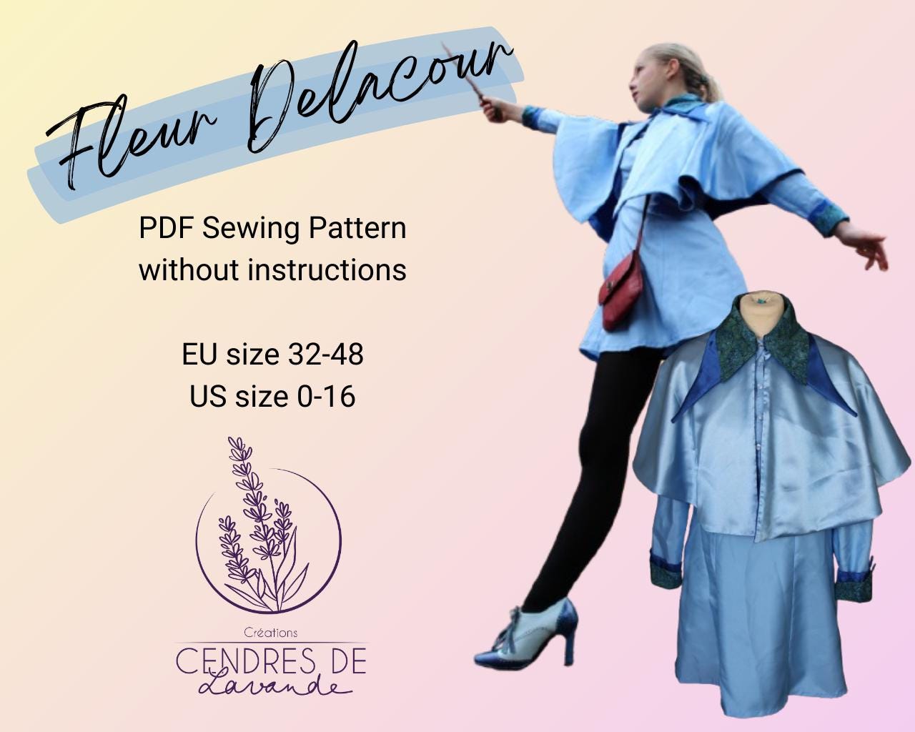 princess polly baby blue dress Beauxbatons Replica Dress main image 1