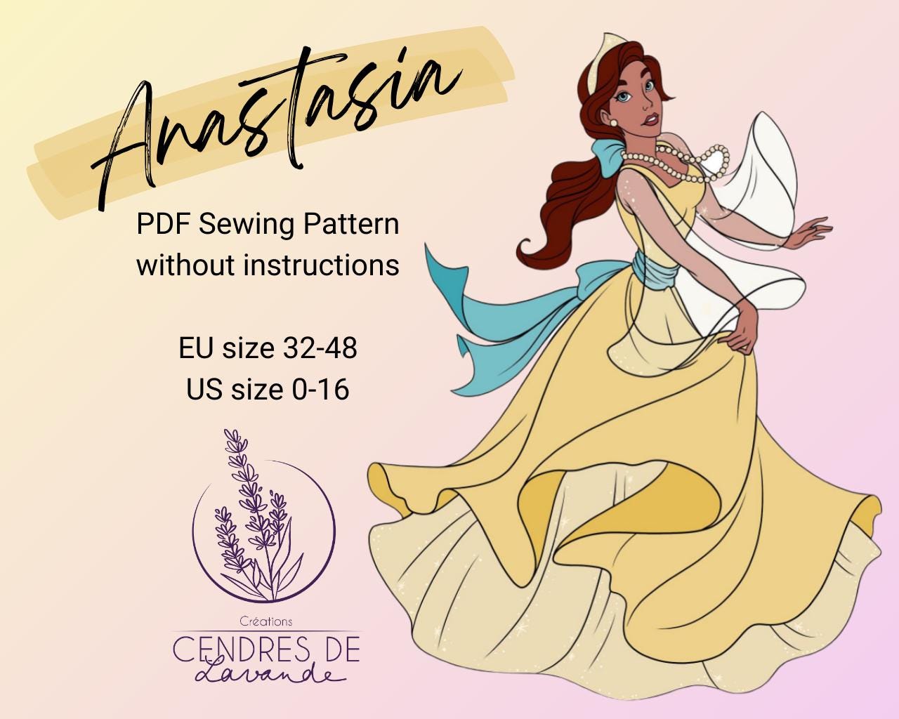 Anastasia Blue Dress Cosplay - Etsy