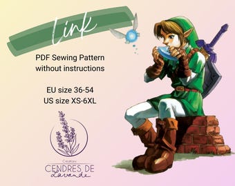 Sewing Pattern EN ~ Link - Ocarina of Time Cosplay Costume