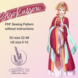 Sewing Pattern EN ~ Gyokuyou - The Apothecary Diaries Cosplay Costume