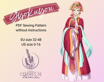 Sewing Pattern EN ~ Gyokuyou - The Apothecary Diaries Cosplay Costume
