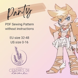 Schnittmuster EN ~ Anarchy Panty Angel - Höschen & Strumpf Cosplay Kostüm