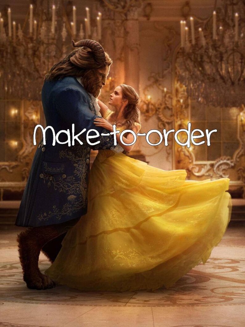live action belle dress