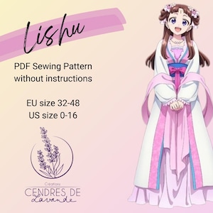 Sewing Pattern EN ~ Lishu - The Apothecary Diaries Cosplay Costume