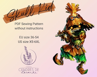 Sewing Pattern EN ~ Skull Kid - Majora's Mask Cosplay Costume
