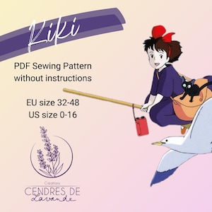 TABLIER ROBE GHIBLI Kiki's Delivery Service apron dress Official NEW
