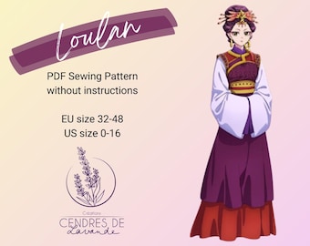 Sewing Pattern EN ~ Loulan - The Apothecary Diaries Cosplay Costume