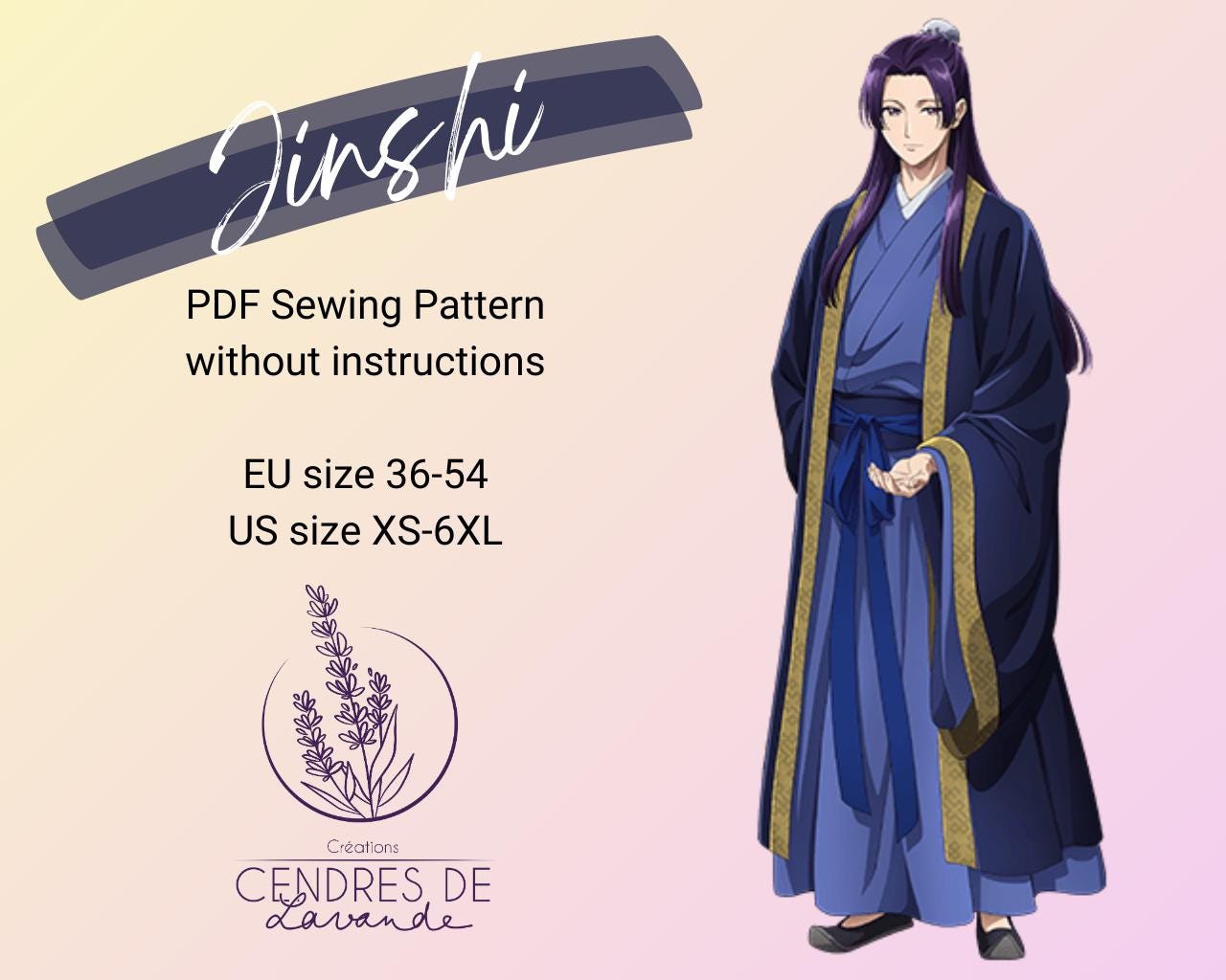 Sewing Pattern EN ~ Jinshi - The Apothecary Diaries Cosplay Costume