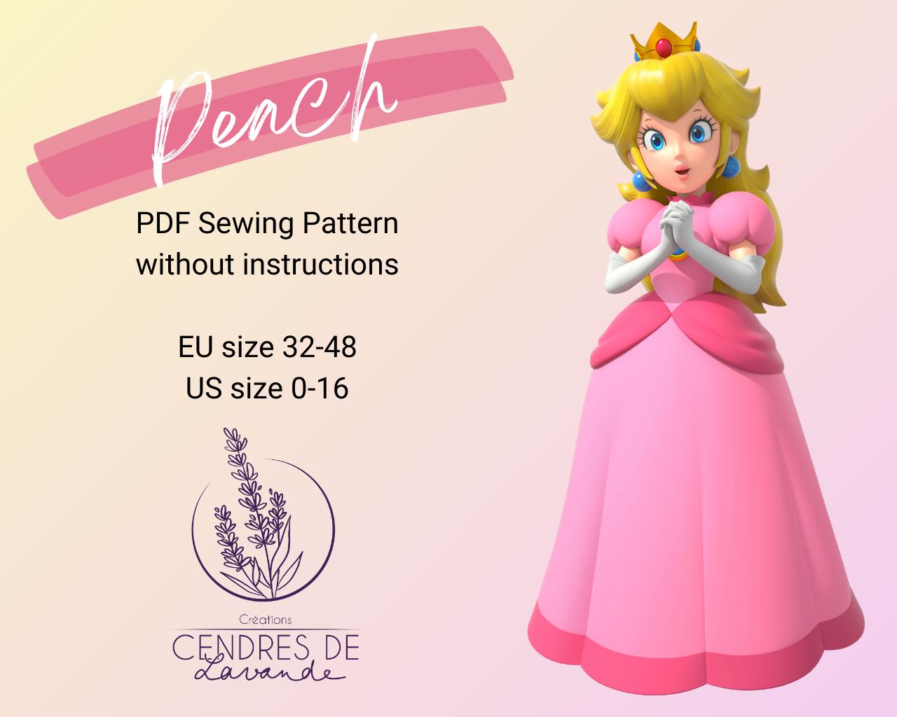 open lace back dress Simplicity Women's Nintendo Super Mario Princess Peach and Princess Daisy  Costume Sewing Patterns, Sizes 6-14 : Arts, Crafts & Sewing main image 1