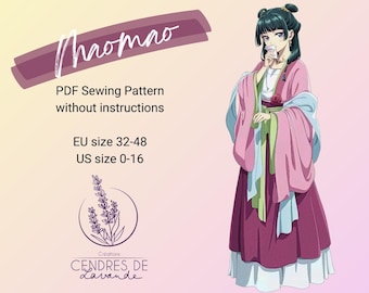 Sewing Pattern EN ~ Mao Mao Ceremony - The Apothecary Diaries Cosplay Costume