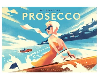 2015 Danish Modern Poster, de Bortoli Prosecco