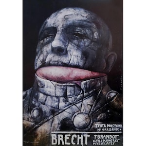 1987 Polish Theatre poster - Turandot by Brecht - Sadowski