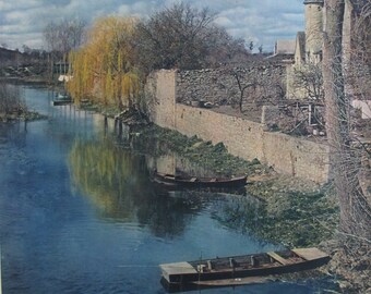 1950s Vintage French Travel Poster, Val de Loire