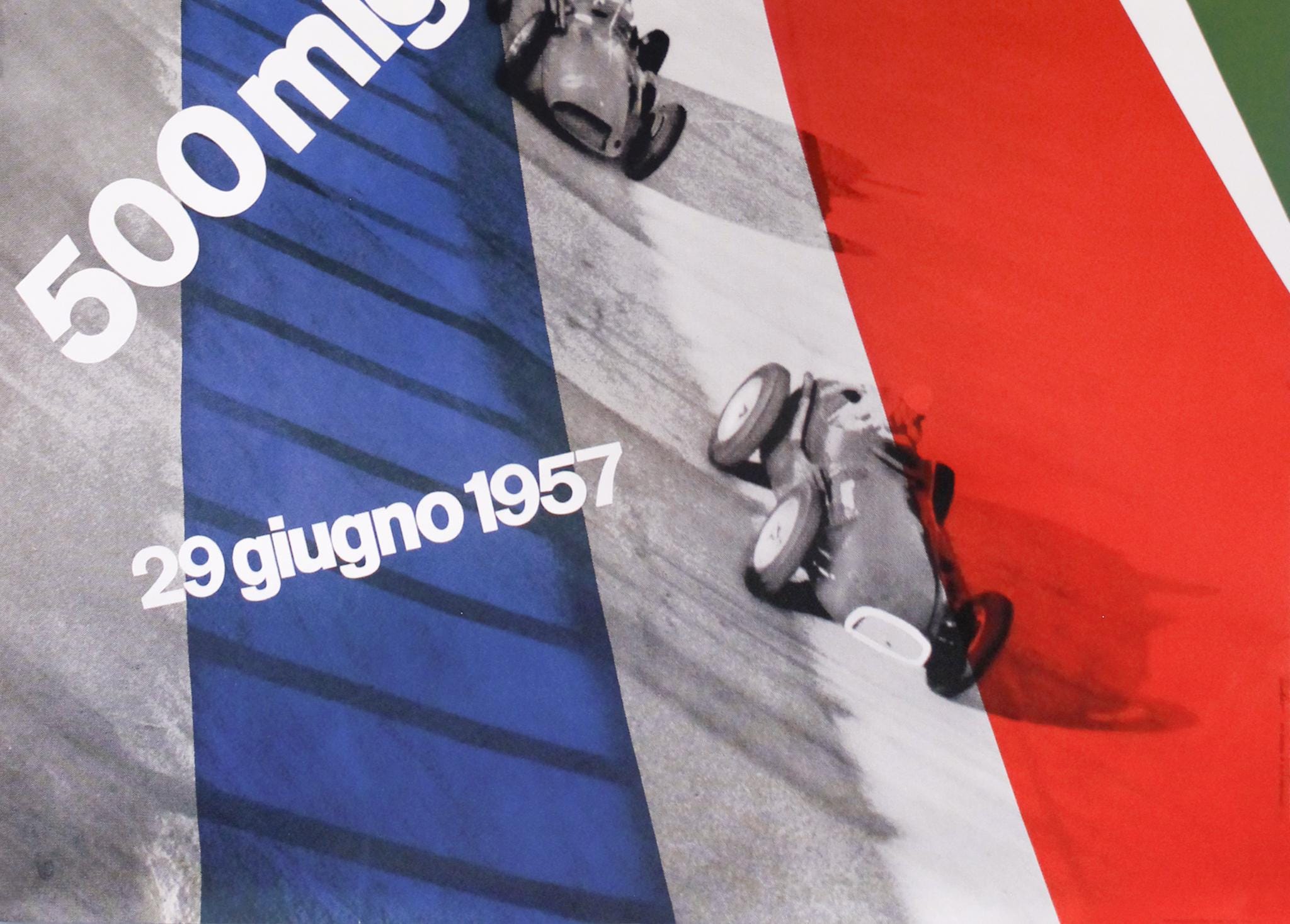Italy Racing Posters 1994 Original Italian Car Poster, Monza Car-race 500 Miglia (the 100 ...