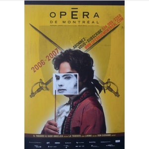 2006 Zeitgenössische Opera De Montreal Poster IV - Montplaisir + Pelletier