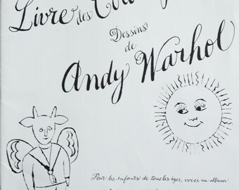 Le Livre des Coloriages Andy Warhol⭐︎塗り絵 1990年 アンディ・ウォーホルぬり絵本 - Le Livre des Coloriages