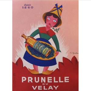 1950s Original French Poster, Prunelle du Velay (small)