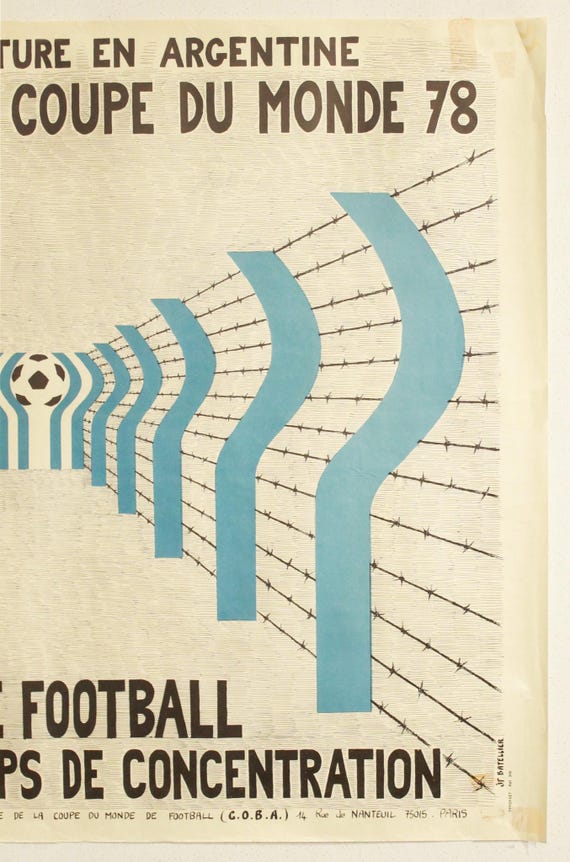 Fanion Argentine – Hollande Coupe Du Monde 1978, Avec Certificat, Pennant Football