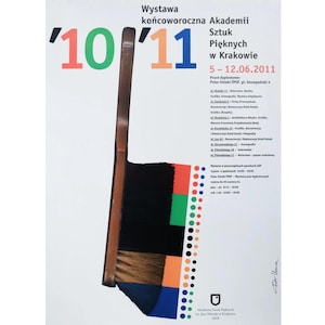 2011 Original Polish Exhibition Poster, Academy of Arts Krakow
