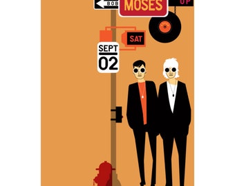 2017 American Concert Poster, Bob Moses (Belly Up)