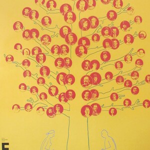 2007 Contemporary Silkscreen Poster, &quot;Family Tree&quot; - Futu Magazine